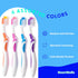 SmartSmile 72 Packaged 21-544 Pcs Bulk Adult Toothbrushes Individually - Assorted Colors - Soft Bristles - Popular