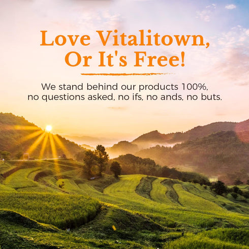 VITALITOWN Vitamin C Complex 1000mg - 90 Tablets with Rose Hips, Bioflavonoids, Turmeric & Echinacea, Daily Immune