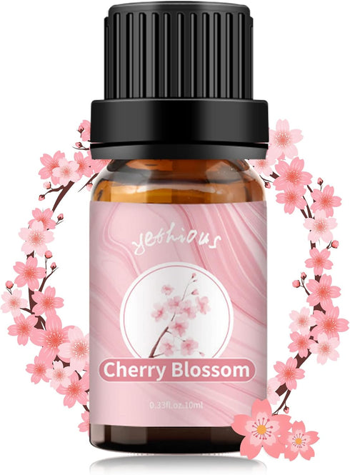 Yethious Cherry Blossom Essential Oils for Diffuser & Aromatherapy - Pure Cherry Blossom Oil - 10ml