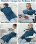 Shoulders,24"x35" 2 Massagers,Auto-shutoff,2 Settings,4 Vibrating Heating Pad for Neck and Large Heating Pads for Back