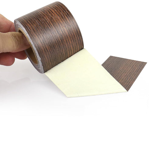 PACK (1, BOMEI Wood Grain Repair Tape,Self Adhesive Repair Patch for Furniture, Floors, Cabinets, Windows, Doors, RV
