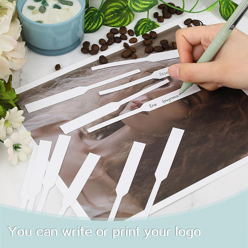 100 Pcs Disposable Perfume Test Strips for Fragrances, Scents, Essential Oils, Aromatherapy Testing