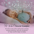PureBaby Sound Sleepers Portable Sound Machine & Star Projector - Plush Sleep Aid for Baby Toddlers with Soothing Night