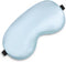 Sleep Mask, Silk Eye Mask for Sleeping with Adjustable Strap, Comfortable & Soft Eyeshade for Night Sleep (Light Blue)