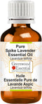 Pure Spike Lavender Essential Oil 15ml (0.50 oz) - Lavandula latifolia, Steam Distilled
