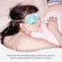 Utopiat Audrey Hepburn Style Silk Sleep Mask & Ear Plugs Set for Women | Cute Eye Mask Sleeping Beauty