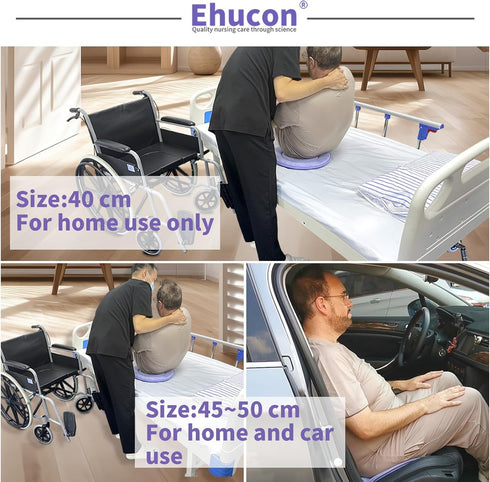 360 Degree Swivel Seat Cushion for Car,Rotating Seat Cushion Pivot Disc Pad for Elderly,Swivel Car Seat Chair Assist