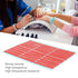 Nail Art Mounting Tape 10 Sheets, Double Sided Tape for Nail Art, Adhesive Accessory for Home and Salon
