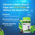 Risabou 400 60 3 1 Algal Oil DHA mg with ARA and SA, Softgels Algae Oil - DHA Omega Supplement, Softgel per Serving