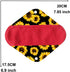 7pcs Reusable Menstrual Pads Set, Including 1 Mini Wet Bag + 6 Washable Cloth Pads for Women