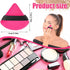 Pimoys 12 Pieces Powder Puff Soft Face Makeup Sponge, Velour Triangle for Loose Powder Cosmetic Foundation