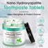 NenMaoKeNu 150 Tablets Chewable Toothpaste Tablets, Sensitive Toothpaste Tablets Peppermint Flavored Strengthen Teeth