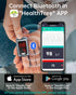 Bluetooth Pulse Oximeter Fingertip Monitor, HOLFENRY, for Heart Rate and Oxygen Saturation