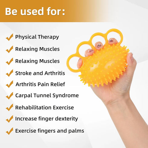 Exercise Handball - Hand Strengthener Ball for Palm and Finger Rehabilitation Therapy, Auxiliary Item for Surgery,