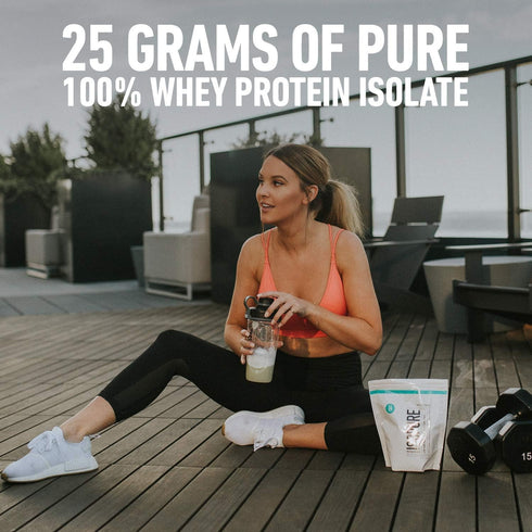 Isopure Whey Protein Isolate Powder, 25g Protein, Low Carb & Keto Friendly, Tahitian Vanilla