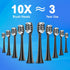 Sonic Electric Toothbrush for Adults and Kids, 10 Brush Heads, Travel Case, 15 Modes, 42,000 VPM Motor, 90 Days Charge