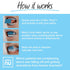 ORTHO NU 2+ 6 Chillin Strips, Therapeautic, Moldable and Dissolvable Strips, Replaces Orthodontic Wax for Braces
