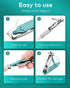 MR.GREEN Portable Nail Clippers, Medical Grade Stainless Steel Foldable Nail Cutter, Ultra Slim Travel Design