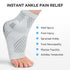 INDEEMAX 2 Pack Ankle Brace for Sprained Ankle, Compression Sleeve Socks for Women & Men, Foot Swelling Relief