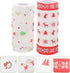 DOITOOL Disposable Cleaning Paper Towels, 2 Rolls Christmas Elk Snowflake Kitchen Wiping Rag for Holiday Supplies