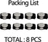8PCS Oxygen Tube Holder for Glasses,Oxygen Nasal Cannula Clips for Ear Protection,Elastic and Retractable Oxygen Tube Clips for Glasses,Nasal Cannula Holder