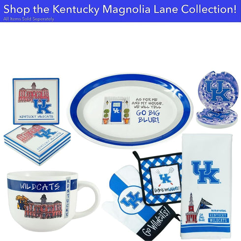 Magnolia Lane Kentucky SEC Kitchen Hand Towel UK Campus Icons- Reusable Cleaning Cloth- Microfiber Texture, Super