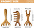 hinbkenla 3 5 Pcs Scalp Massage Tool,Foot Massager Tool,Wooden Scalp Massager, Massage Comb,Foot Massage Tool,Labor