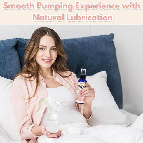 provspro 4 OZ Pumping Spray for Breast Pump, Breastfeeding Pump Lubricant Spray, Breastfeeding Essentials with Organic