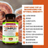 Natural Genius Top 10 Mushroom Extracts - Immune Booster with White Button, Lions Mane, Cordyceps, Chaga, Reishi Plus
