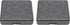 Set 2 (7-Day) of Metal-Plated Weekly Pill Box Case & Portable Medicine Organizer (Gunmetal Victorian)