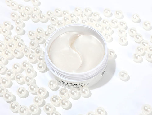 MIZON Pure Pearl Eye Gel Patch, with Pearl, Diamond Powder, Niacinamide, 60pcs
