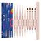 9Pcs Nail Art Brushes Set - Professional Double-Ended Acrylic Liner Detail Brushes for DIY Home Salon