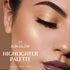 KYDA Face Highlighter Palette, High Glossy Illuminator, Natural Glow Finish, Smooth Baked Powder, SUN GLOW
