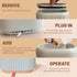 LIFFY Essential Oil Diffuser - Fireplace Fire Flame Aromatherapy Diffuser, Mist Humidifier with Multi-Color LED Lights