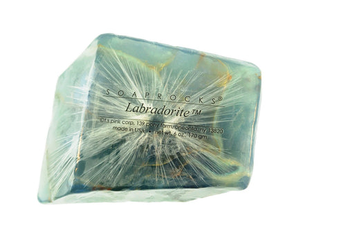TS Pink Labradorite SoapRocks, 6 oz, Soap that Looks Like a Rock, Gemstone