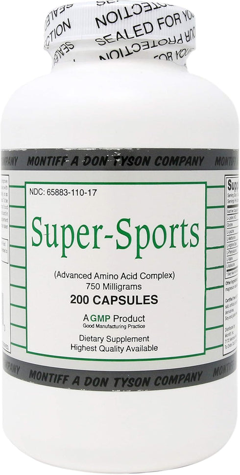 Super Sports 750 mg Capsules, 200 Count
