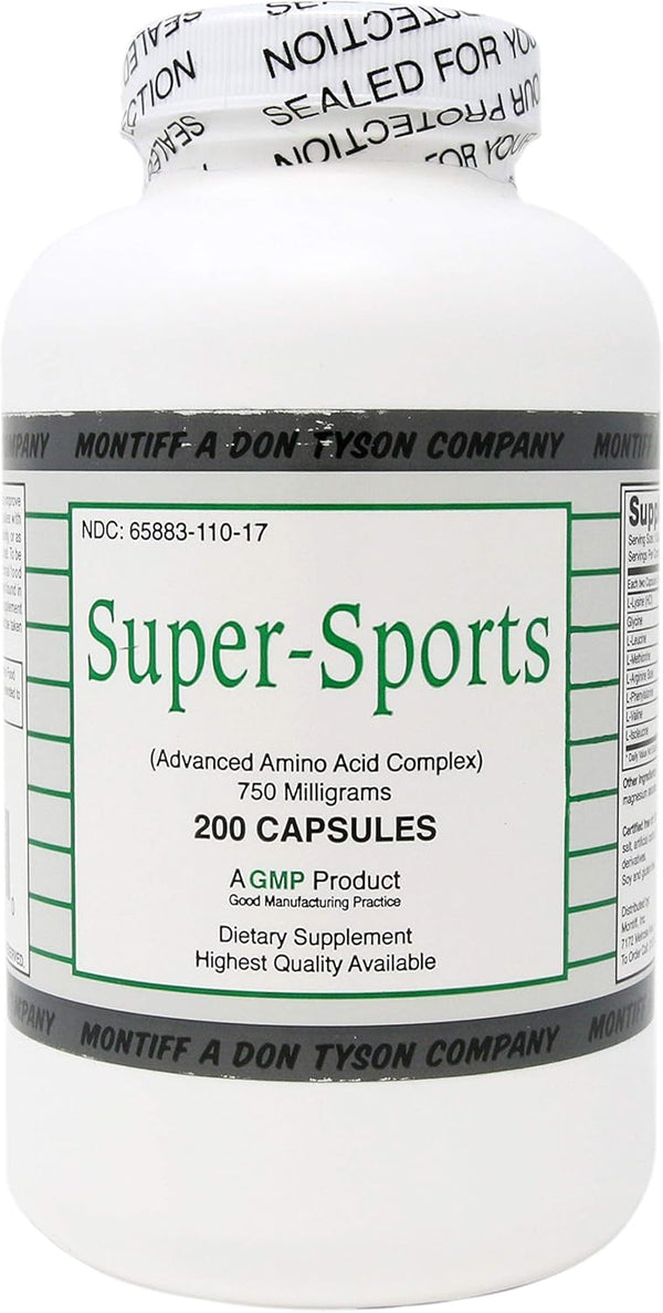Super Sports 750 mg Capsules, 200 Count