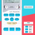 Easy@Home TENS Unit - Electronic Pulse Massager for Pain Relief, FSA Eligible Home Use Device Gift for Parents