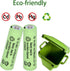 16 Packs Rechargeable AA Size Batteries, 1.2V 700mAh Ni-MH for Outdoor String Lights, Solar Lights