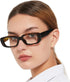 MARE AZZURO Stylish Reading Glasses for Women, Unique Readers 0 1.00 to 6.00, Brown, 1.25