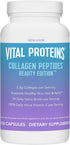 Vital Proteins Collagen Peptides Beauty Edition Capsules - 30 Servings, 2.5g Collagen Per Serving with Biotin & Vitamin