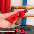 Honoson 4 Pieces Copper Pipe Cleaner Tool, 4 in 1 Brush for Plumbing Installation (Black, Red)