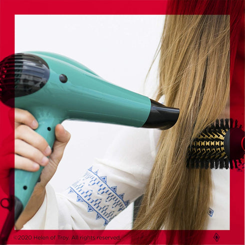 Revlon Volume Booster Hair Dryer, 1875W for Voluminous Lift and Body, Green