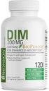 Bronson DIM Supplement 200 mg with BioPerine, 120 Vegetarian Capsules for Hormone Balance
