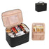 OCHEAL Travel Makeup Bag, Large Organizer Cosmetic Case with Detachable Brush Divider, Waterproof Portable