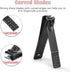 Manicure Set - Jubolion 19pcs Stainless Steel Nail Clippers Pedicure Kit with Black Leather Case