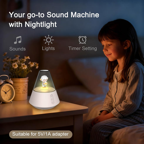 Kipcush White Noise & Baby Night Light Bundle