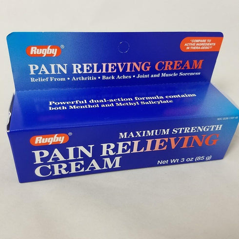 Maximum Strength Pain Relieving Cream, 3oz. Per Tube (2 Pack)