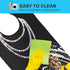 TOCKONIMN 7 packs Adult Bibs for Eating Women Washable - Senior Elegant Bib for Elderly with Crumb Catcher Reusable