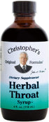 Christopher's Original Formulas Herbal Throat Syrup - 4 oz Gentle Herbal Support for Wellness